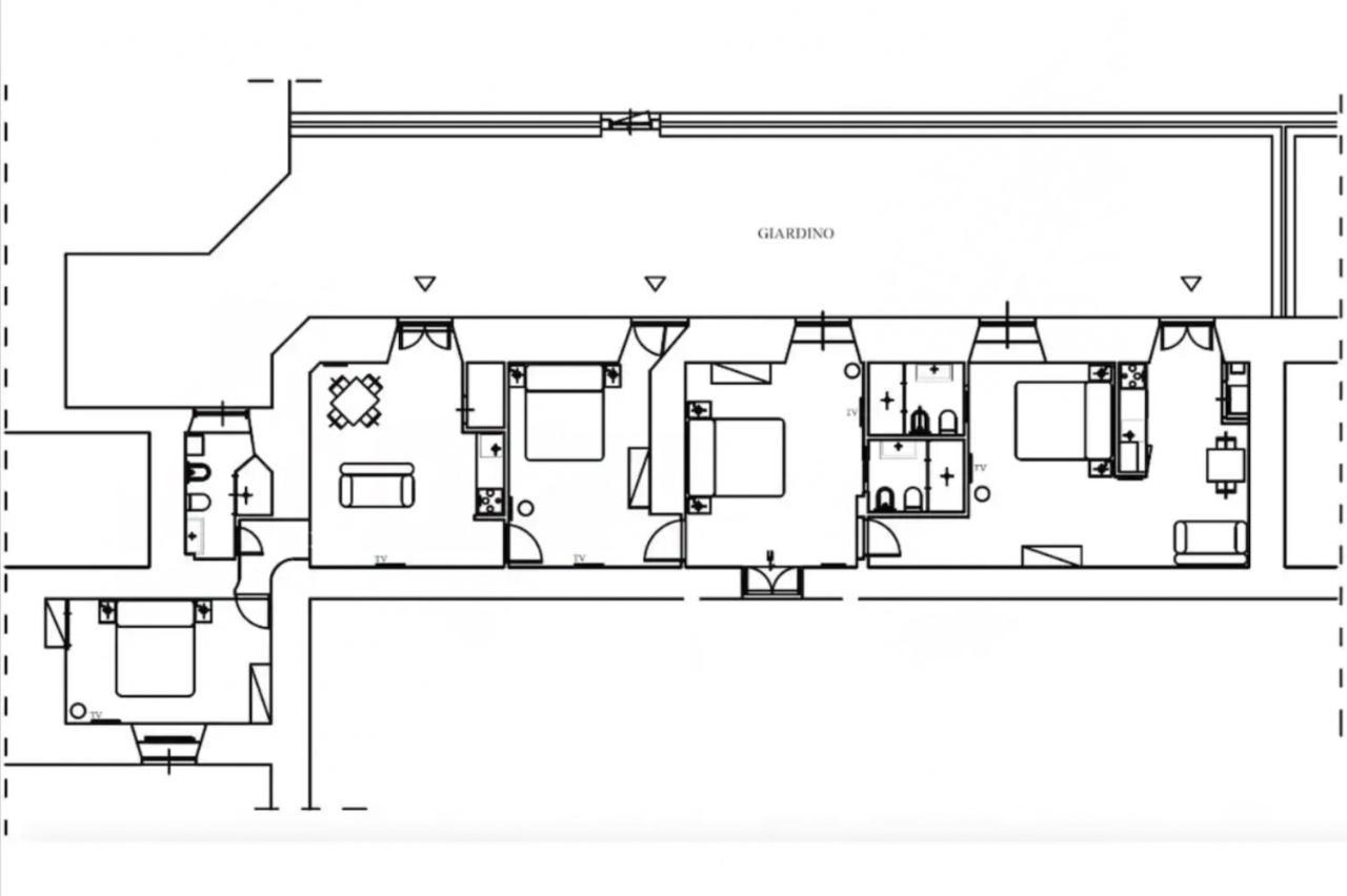 New-Big Honey Colosseum 4Bdr + 2Sofa Bed A/C Rom Exterior foto